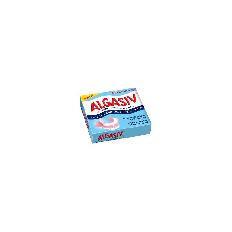 algasiv adesivo per protesi dentaria inferiore 15 pezzi