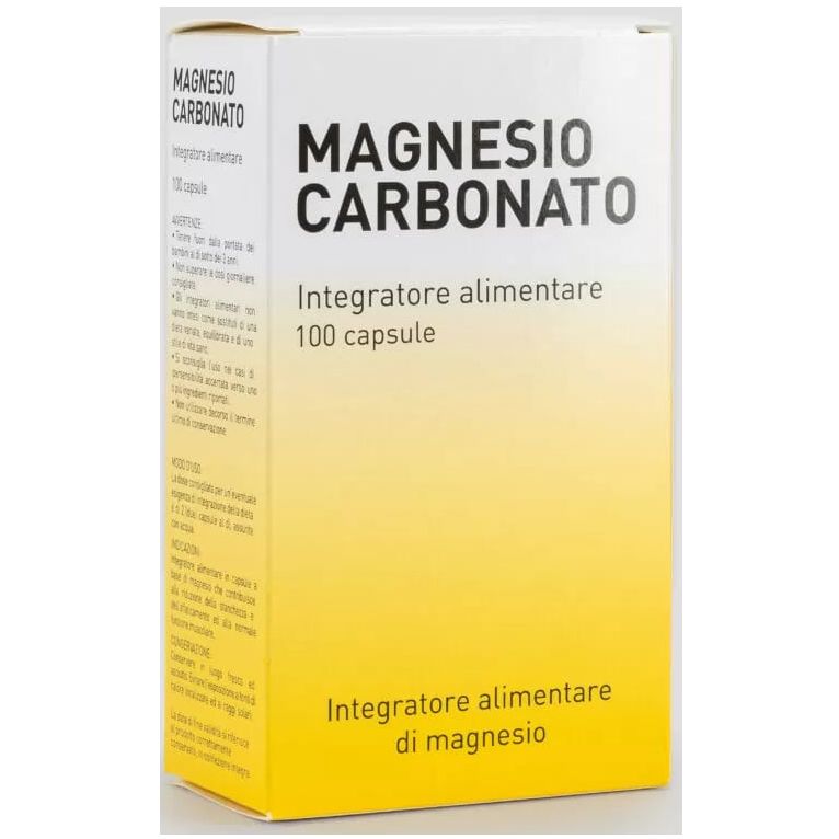 magnesio carbonato 100 capsule