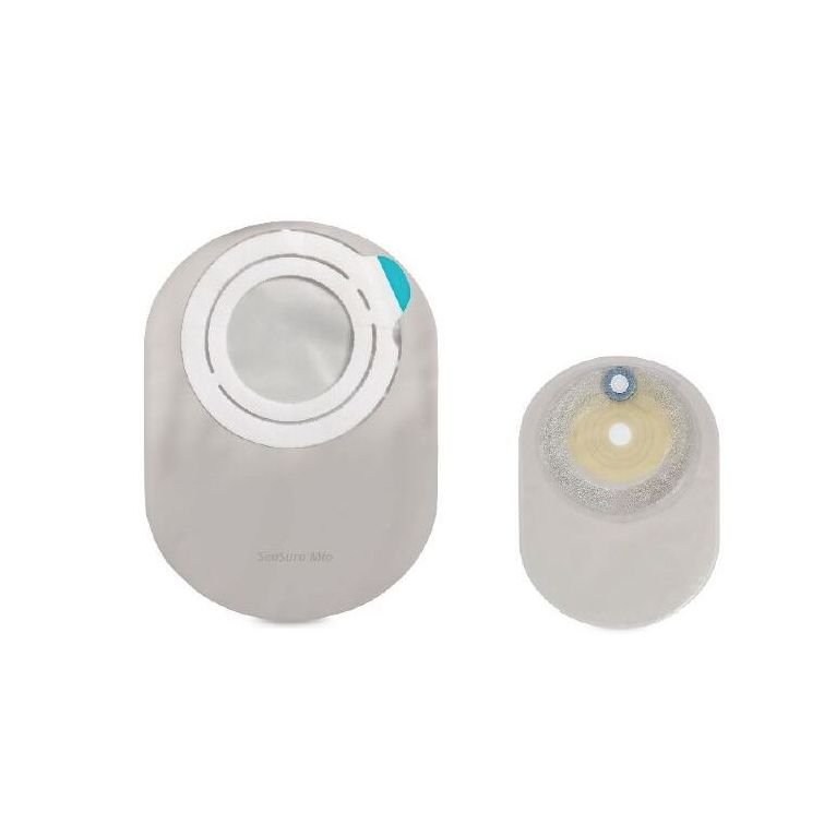 sensura mio flex sistema 2 pezzi con aggancio adesivo saccacolostomia a fondo chiuso trasparente 70mm 30 pezzi