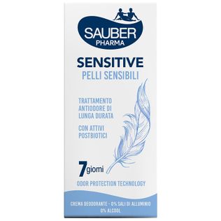 SAUBER DEO 7 GIORNI SENSITIVE PELLI SENSIBILI CREMA 35 ML