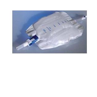 SACCA RACCOGLI URINA DA GAMBA PER INCONTINENZA IN PVC 750 MLRIVESTITA TUBO RACCORDO DIRITTO 10 CM+RUBINETTO SCARICO+VALVOLA ANTIREFLUSSO+2 FASCE A BOTTONI 30 PEZZI