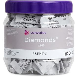 BUSTINE GELIFICANTI ANTIODORE PER STOMIA ESENTA DIAMONDS 100PEZZI
