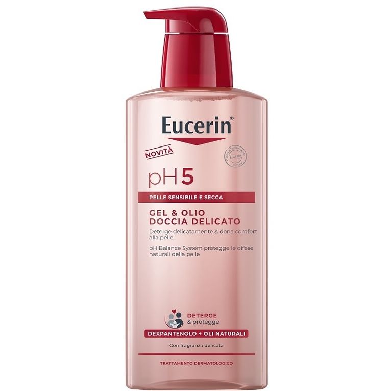 eucerin gel & olio doccia delicato 400 ml