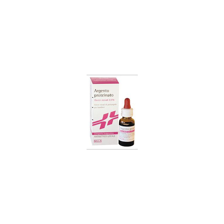 argento proteinato (sella) bb gtt orl 10 ml 0,5%