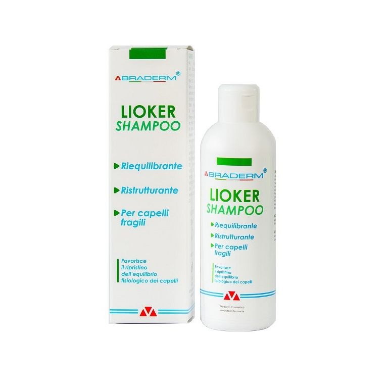 lioker shampoo 200 ml braderm