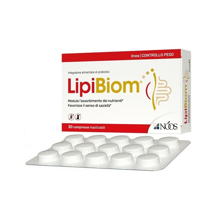 lipibiom 30 compresse masticabili senza glutine senza lattosio