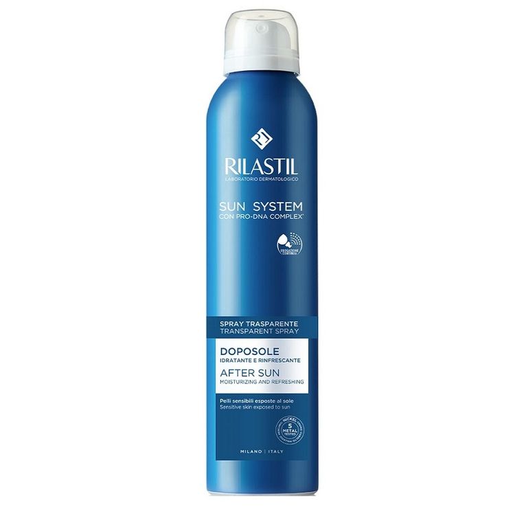 rilastil sun system doposole spray trasparente doposole idratante e rinfrescante 200 ml