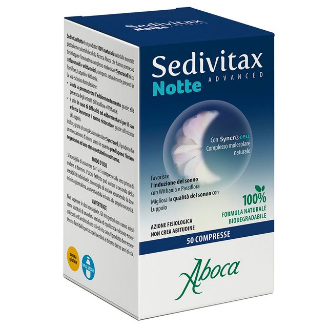 sedivitax-notte-advanced-50-compresse
