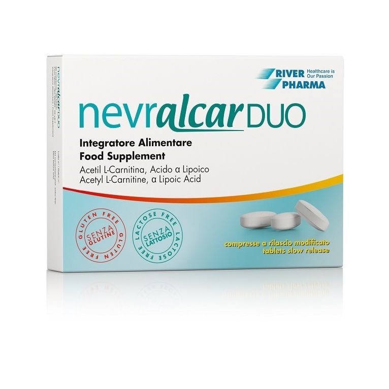 nevralcar duo 60 compresse deglutibili a rilascio modificatosenza glutine senza lattosio