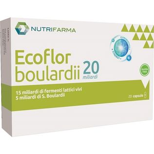 ECOFLOR BOULARDII 20 MILIARDI 20 CAPSULE