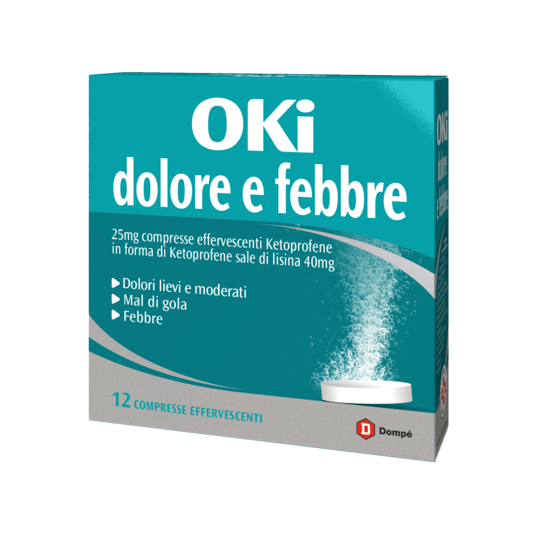oki dolore e febbre 12 cpr eff 25 mg