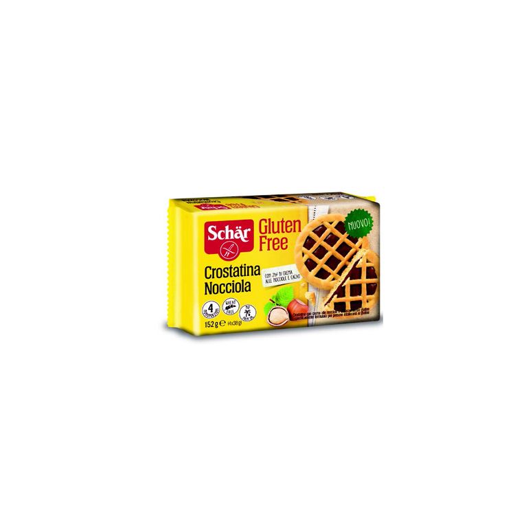 schar crostatina nocciola 4 monoporzioni da 38 g