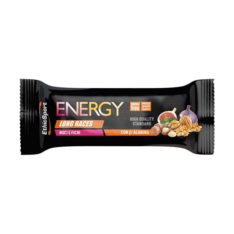 ethicsport energy long races barretta energetica con beta-alanina noci e fichi 40 g