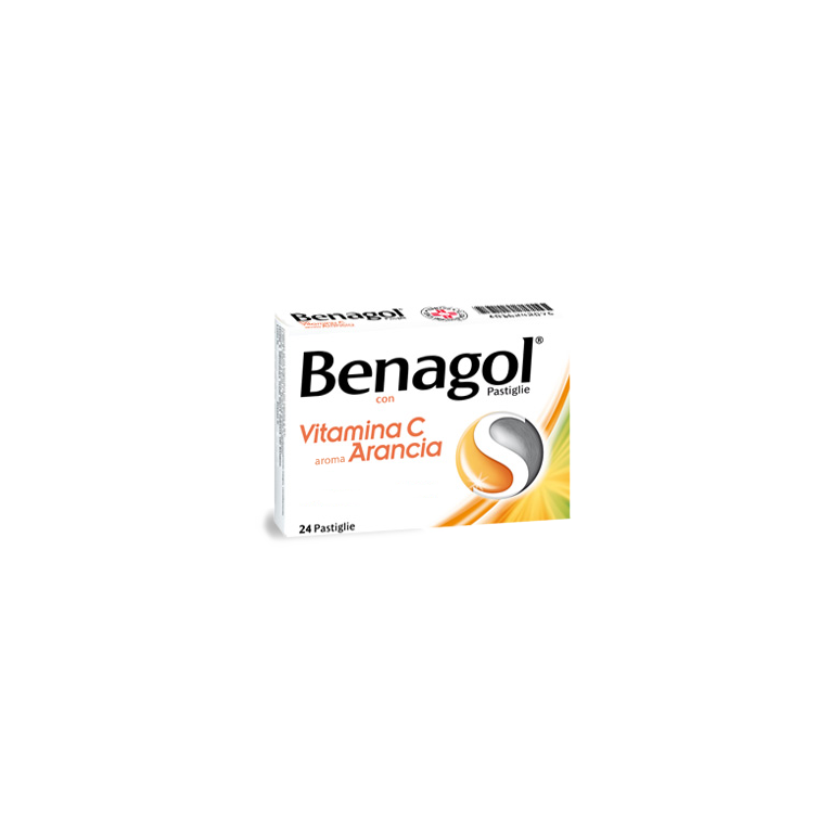 benagol vitamina c 24 pastiglie arancia
