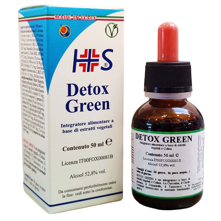 detox green gocce 50 ml