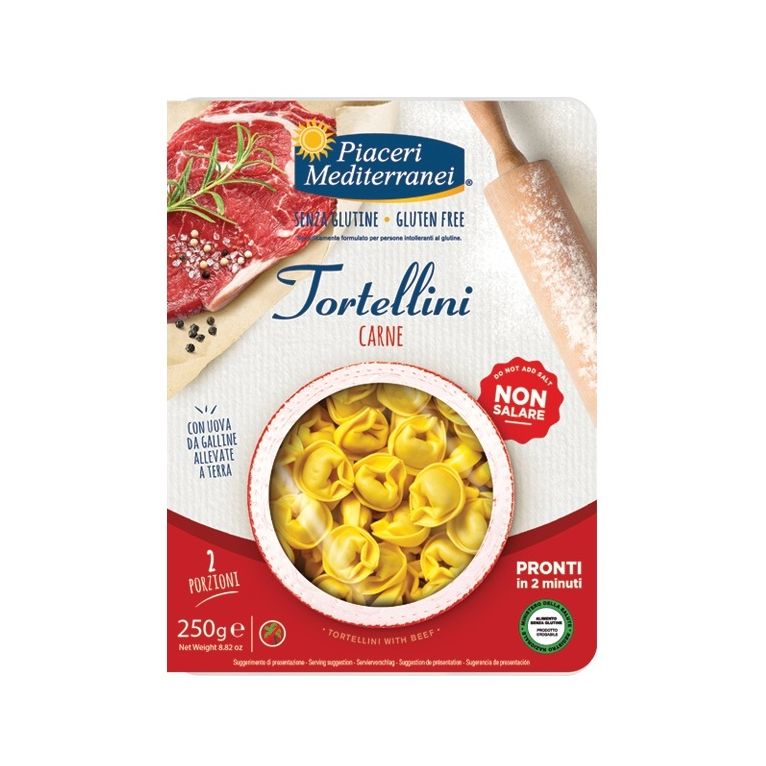 piaceri mediterranei tortellini carne 250 g