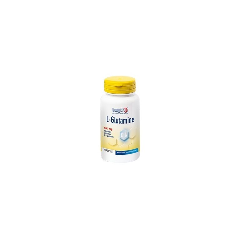 longlife l-glutamine 100 capsule di gelatina da 620 mg