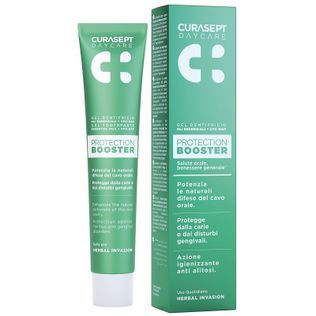 CURASEPT DAYCARE DENTIFRICIO PROTECTION BOOSTER HERBAL INVASION 75 ML