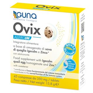 OVIX ALLERGIM 45 COMPRESSE DA 350 MG
