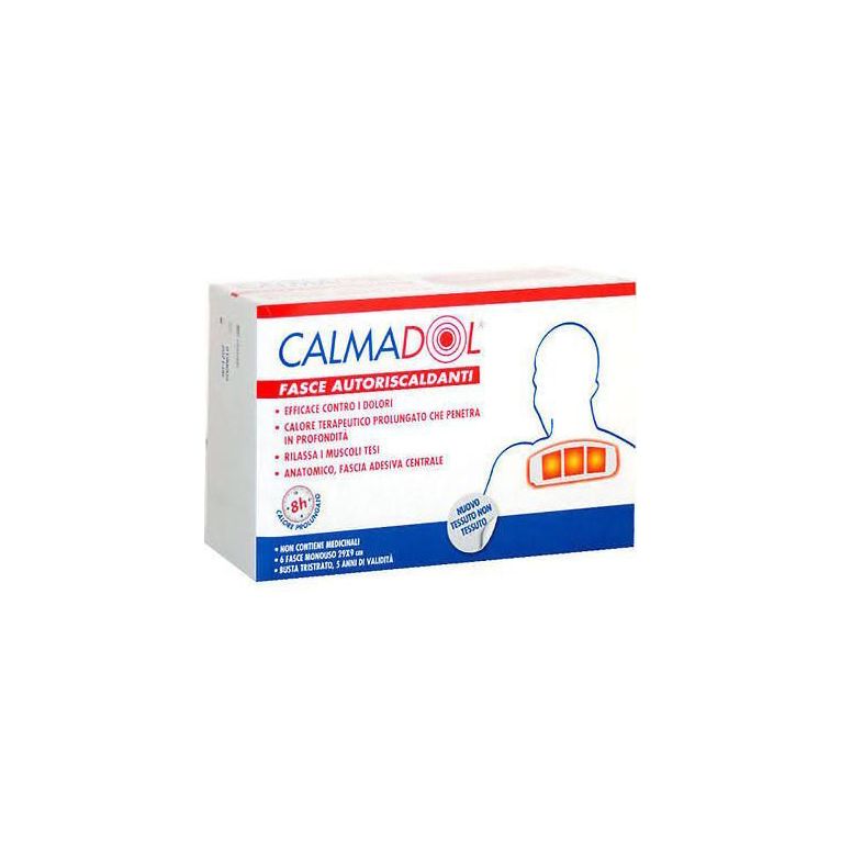 calmadol fascia riscaldante pack 6 pezzi