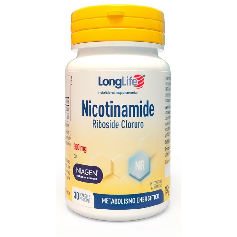 longlife nicotinamide riboside cloruro 30 capsule da 500 mg