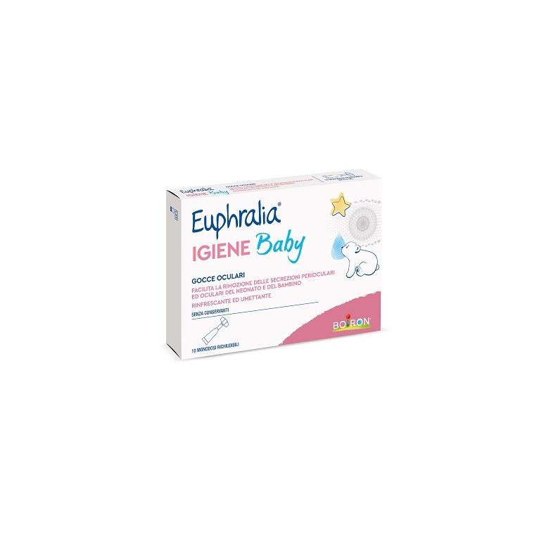 gocce oculari euphralia igiene baby 10 monodose richiudibilix 0,5 ml