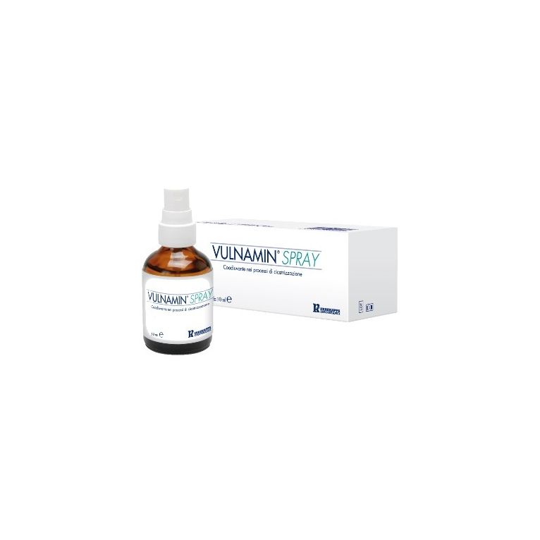 vulnamin spray 30ml flacone in vetro con erogatore a tasto