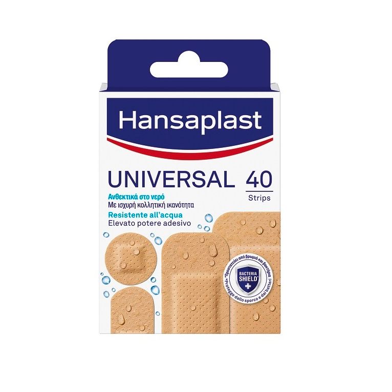 cerotto hansaplast universal assortiti 40 pezzi