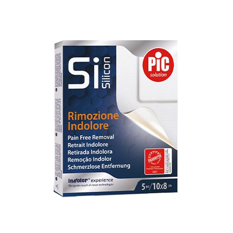 cerotto pic postop silicone 5x7 5 pezzi