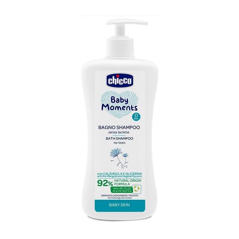 chicco baby moments bagno shampoo delicate 500 ml