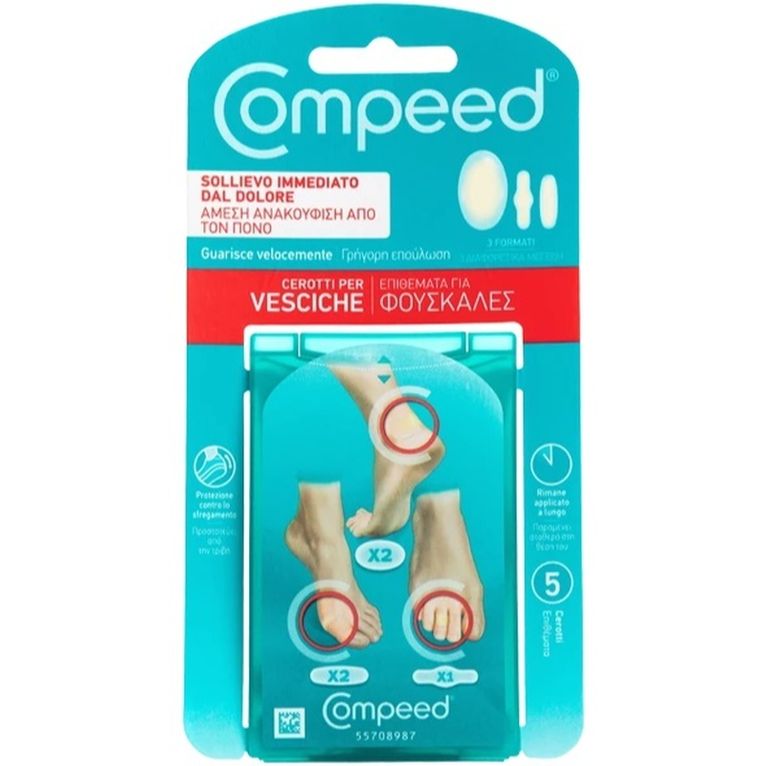 compeed cerotti per vesciche misto 5 pezzi