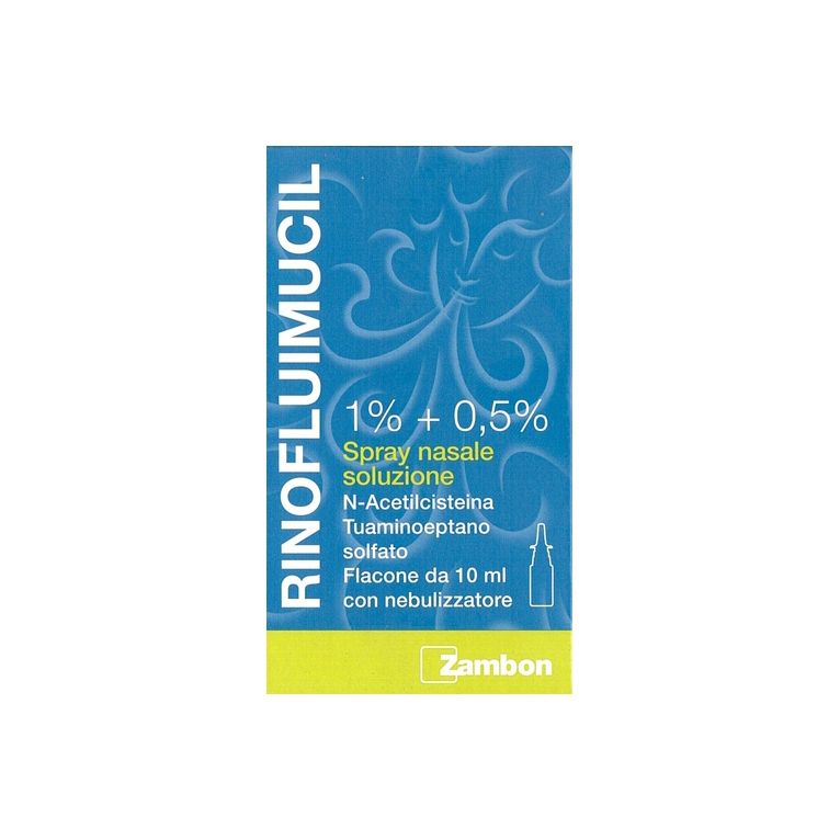 rinofluimucil spray nasale flaconcino 10 ml 1% + 0,5%