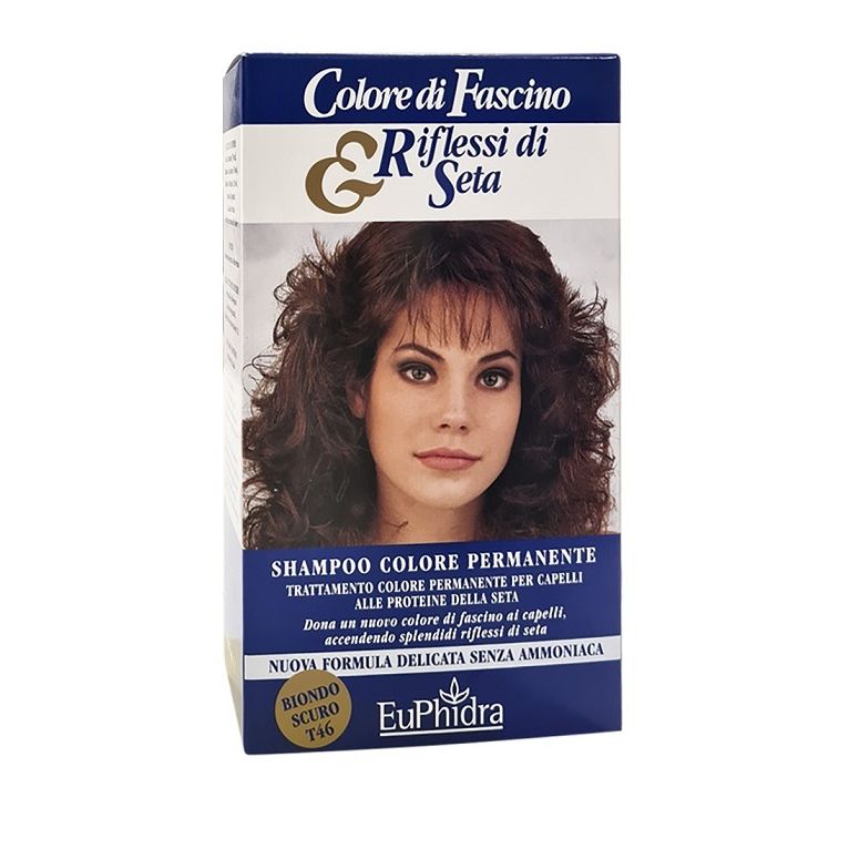 euphidra colore di fascino & riflessi di seta shampoo colorepermanente 46 biondo scuro 120 ml