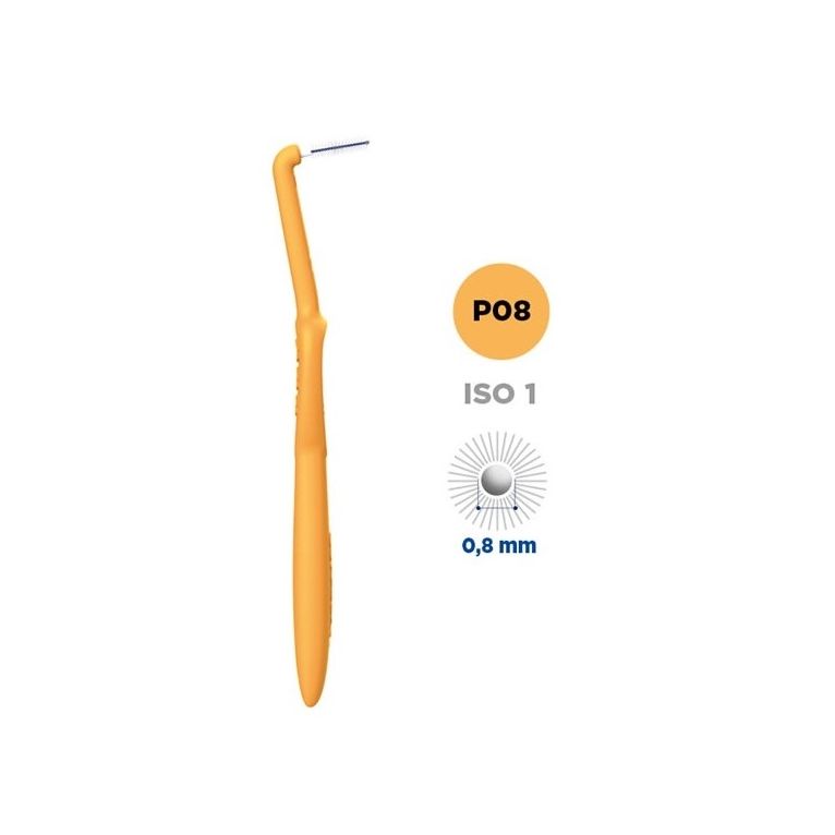 curasept proxi angle p08 arantio chiaro/tangerino 5 pezzi