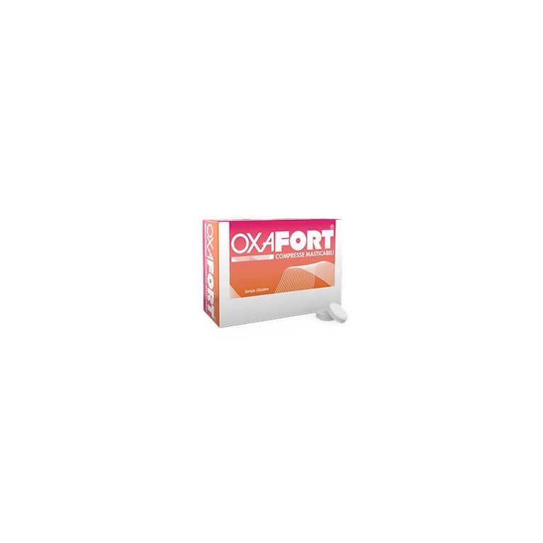 oxafort blister 48 compresse masticabili in astuccio 72 g