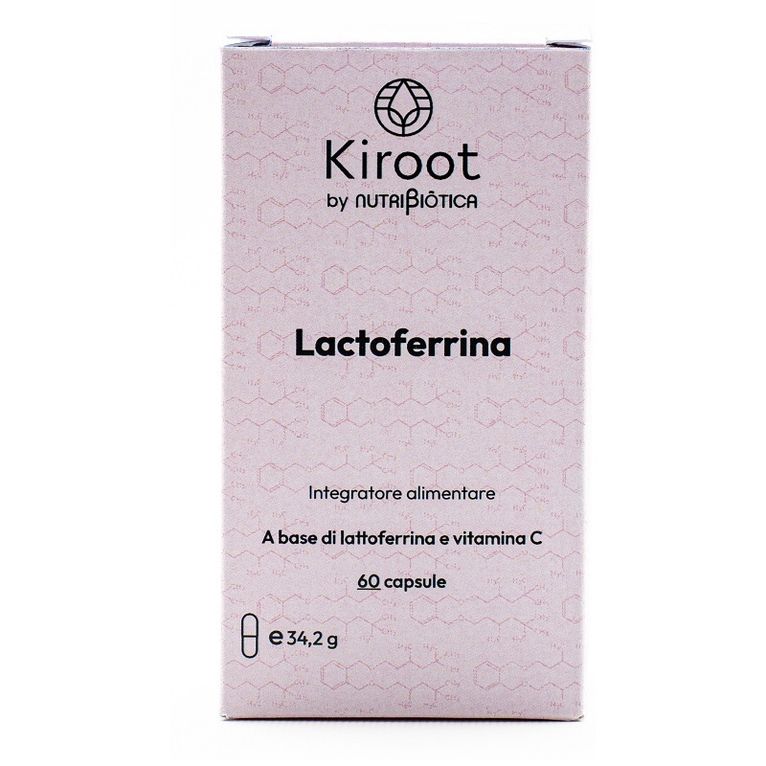kiroot by nutribiotica lactoferrina 60 capsule senza glutinesenza lattosio