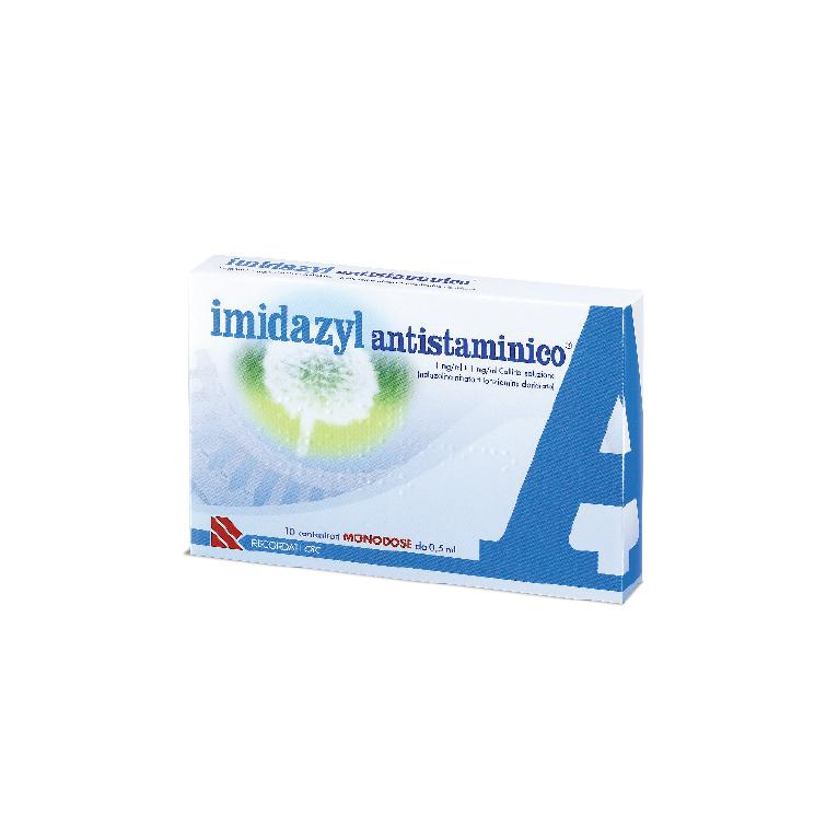 imidazyl antistaminico 10 monod collirio 0,5 ml 1 mg/ml + 1mg/ml