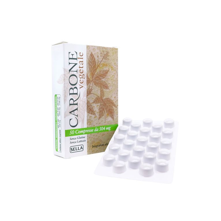 carbone vegetale 50 compresse