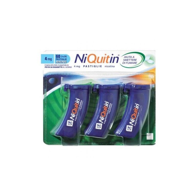niquitin 60 pastiglie 4 mg menta flacone