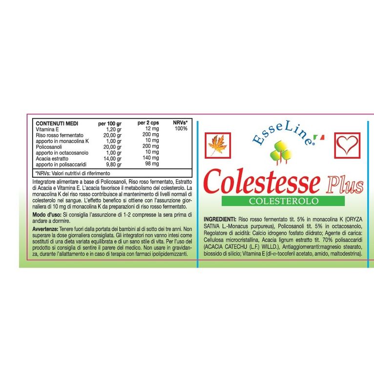 colestesse plus 30 compresse