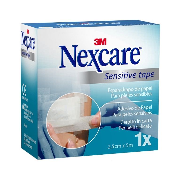 cerotto su rocchetto nexcare trasparent tape 2,5x500cm con dispenser