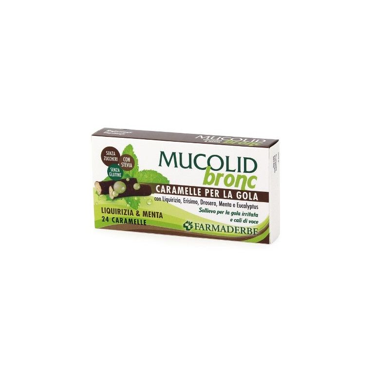 mucolid bronc menta & liquirizia 24 caramelle