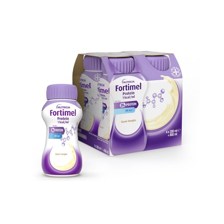 fortimel vaniglia 200 ml 4 pezzi