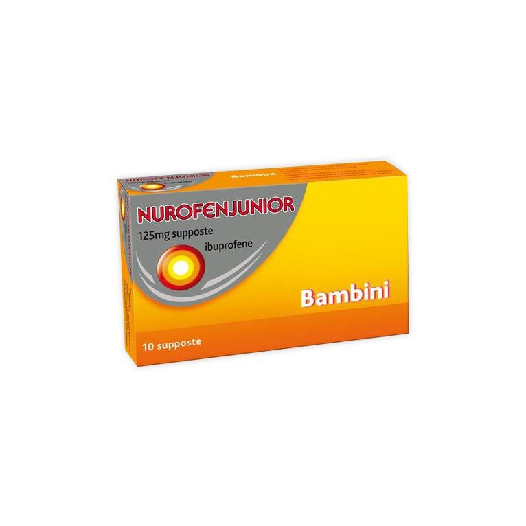 nurofenjunior 10 supp 125 mg
