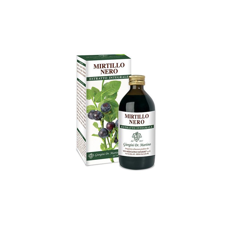 mirtillo nero estratto integrale 200 ml