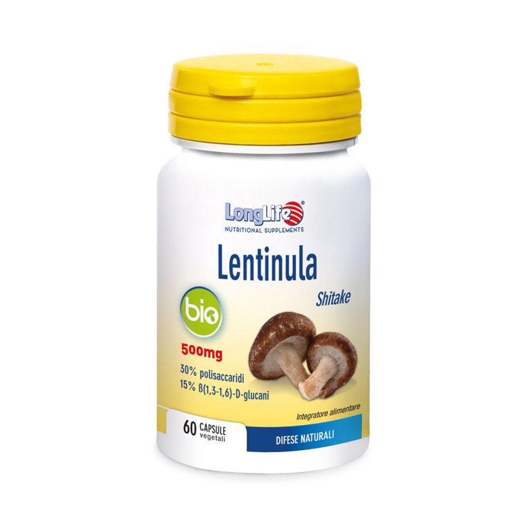 longlife lentinula bio 60 capsule vegetali da 595 mg