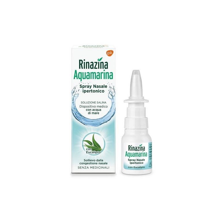 rinazina aquamarina spray nasale ipertonico con eucalipto 20ml