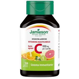 JAMIESON VITAMINA C 1000 MASTICABILE AGRUMI 120 COMPRESSE