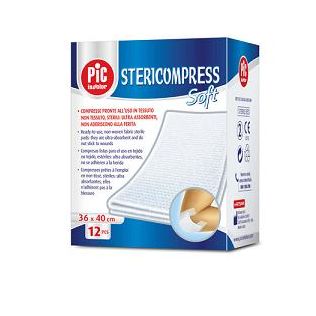 STERICOMPRESS SOFT XL GARZA TNT 18X40CM 12 PEZZI