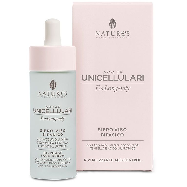 nature's acque unicellulari forlongevity siero bifasico viso30 ml